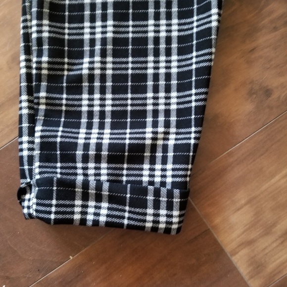 SALE! Wearever Plaid Cuffed Pants - Picture 3 of 7
